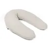Image de Grand Coussin D'Allaitement Multi-Usages Basic Comfy Big Almond - Ecru