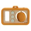 Image de Appareil Photo En Silicone Et Bois Mr Fox - Orange
