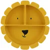 Image de Assiette Silicone Avec Ventouse Et Compartiments - Mr Lion - Jaune