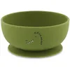 Image de Bol En Silicone Avec Ventouse Mr Dino - Vert