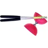 Image de Acrobat - Ensemble 105 Diabolo En Caoutchouc Rose + BÃ¢tons De Main En Aluminium