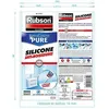 Image de Mastic Bain&Cuisine Pure RUBSON Silicone Anti-Moisissures Blanc 280ml