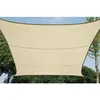Image de Perel VOILE SOLAIRE PERMÃABLE - CARRÃ - 5 x 5 m - COULEUR : CHAMPAGNE