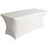 Image de Perel Nappe de 1560 rectangulaire extensible Blanc