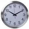 Image de Perel Horloge murale 40 cm Blanc et argentÃ©