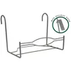 Image de Support Balcon Large - GARDEN ID - 35 x 18 cm Anthracite - Crochets SÃ©curisÃ©s - Dimensions Pratiques - Robuste