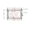 Image de Radiateur Moteur Pour Opel Astra F Version : 1.7 Turbo Diesel - Eng./Mot. 17td De 1996 Ã 1998