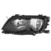 Image de Phare Gauche H7 + H7 Avec Moteur, Interieur Noir Pour Bmw Serie 3 E46 Sedan De 2001 Ã 2005