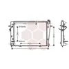 Image de Radiateur Moteur Pour Kia Sportage Version : 2.0 Crdi - Type Doowon De 2004 Ã Juil 2006