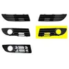 Image de Grille Gauche Ouverte Avec Trous Pour Feu Anti-Brouillard Dans Pare-Choc Pour Volkswagen Polo De 2005 Ã 2009