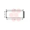 Image de Condenseur Avec Bouteille Pour Toyota Auris De 2007 Ã 2009 Version 2.0 D4df / 2.2 D4d D-Cat
