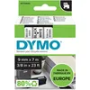 Image de Dymo 40913 (S0720680) - (9 mm) - Noir sur blanc - Ruban