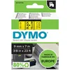 Image de Dymo 40918 (S0720730) - (9 mm) - Noir sur jaune - Ruban
