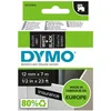 Image de Dymo 45021 (S0720610) - (12 mm) - Blanc sur noir - Ruban