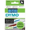 Image de Dymo 45806 (S0720860) - (12 mm) - Bleu sur noir - Ruban