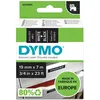 Image de Dymo 45811 (S0720910) - (19 mm) - Blanc sur noir - Ruban