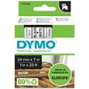 Image de Dymo 53713 (S0720930) - (24 mm x 24 mm) - Noir sur blanc - Ruban