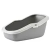 Image de Bac Ã Sable Chats Toilettes Hautes Wc Chats Gris