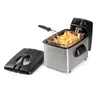 Image de Domo - Do464fr - Friteuse Inox - CapacitÃ© 3 Litres - 2000w - Panier Extra Large - Hublot Et Filtre Anti-Odeurs !