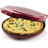 Image de Four Ã  pizza - DOMO - My express - 1450W - Rouge - Minuterie - TempÃ©rature variable