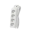Image de Chacon Bloc 4 x 16A, 1.5m, blanc