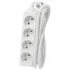Image de CHACON Bloc multiprise 4 prises 16A 3m blanc