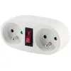 Image de Prise Biplite 2x16A CHACON Blanc avec interrupteur
