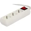 Image de Bloc avec interrupteur - CHACON - 3 x 16 A - 1,5 m - Blanc (FR)