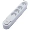 Image de CHACON Bloc multiprise avec interrupteur 4 prises 16A 3m blanc
