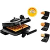 Image de frifri - Gaufrier/machine Ã  croque-monsieur - 1.2 kWatt - noir