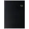 Image de Agenda 2025 Brepols Bremax 2 journalier 1 jour sur 2 pages 21 x 29 cm noir
