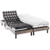 Image de DEKO DREAM ENSEMBLE MATELAS+SOMMIER RELAXATION ÃLECTRIQUE ERGO 9 DREAMZONE - 2X80X200 CM - MATELAS RESSORTS ENSACHÃS