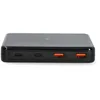 Image de Chargeur de Bureau PD 65W 2 USB-A/2 USB-C Ultra-Compact GaN Nedis Noir