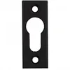 Image de EntrÃ©es de cylindre - Ã  visser - aluminium noir - 67x25 mm ARGENTA