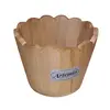 Image de Support à décorer en bois - Vase rond - 11 cm
