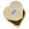 Image de Support à décorer en bois - Boite coeur - 15 x 14 cm