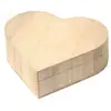 Image de Support à décorer en bois - boîte coeur - 17 x 16 x 6 cm