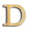 Image de Support à décorer en bois - Lettre petit modèle - D - 11,5 x 11,5 cm