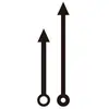 Image de Aiguilles pour horloge - Flèches 1