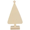 Image de Sapin en bois à poser 3 pcs