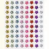 Image de Pierres Brillantes adhésive - Mini fleur 6mm