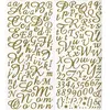 Image de Alphabet Stickers pailletés - Or