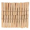 Image de 48 PINCES Ã LINGE BOIS - 48X7 MM