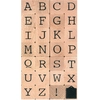 Image de Tampons Bois Alphabet Majuscule 2 cm