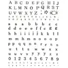 Image de Set de 159 Tampons Clear - Alphabet - 1.3 x 1.3 cm