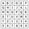 Image de Set de tampons bois - Alphabet majuscule - 0.7 x 0.9 cm