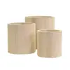 Image de Support à décorer en bois - Lot de 3 pots ronds