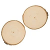 Image de Planches de peuplier rondes 9-10 cm - 2 pcs