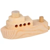 Image de Bateau en bois à poser 12,5 x 6 x 4 cm