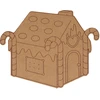 Image de Silhouette Maison de noël 15 x 12 x 0.5 cm